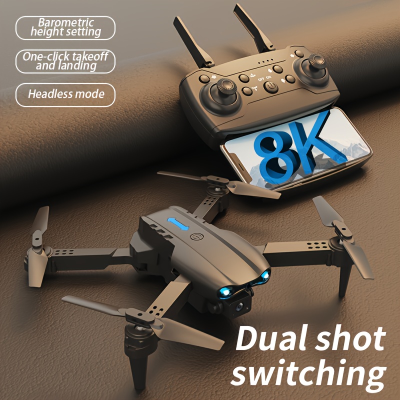 Drone Rc E99 - E99 faltbare RC-Drohne mit zwei 8-K-Kameras,