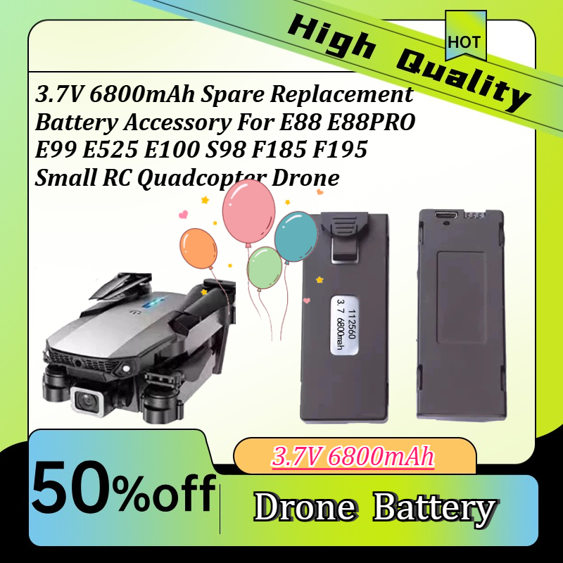 Drone Rc E99 - 3,7 V 6800 mAh Ersatzakku-Zubehör für