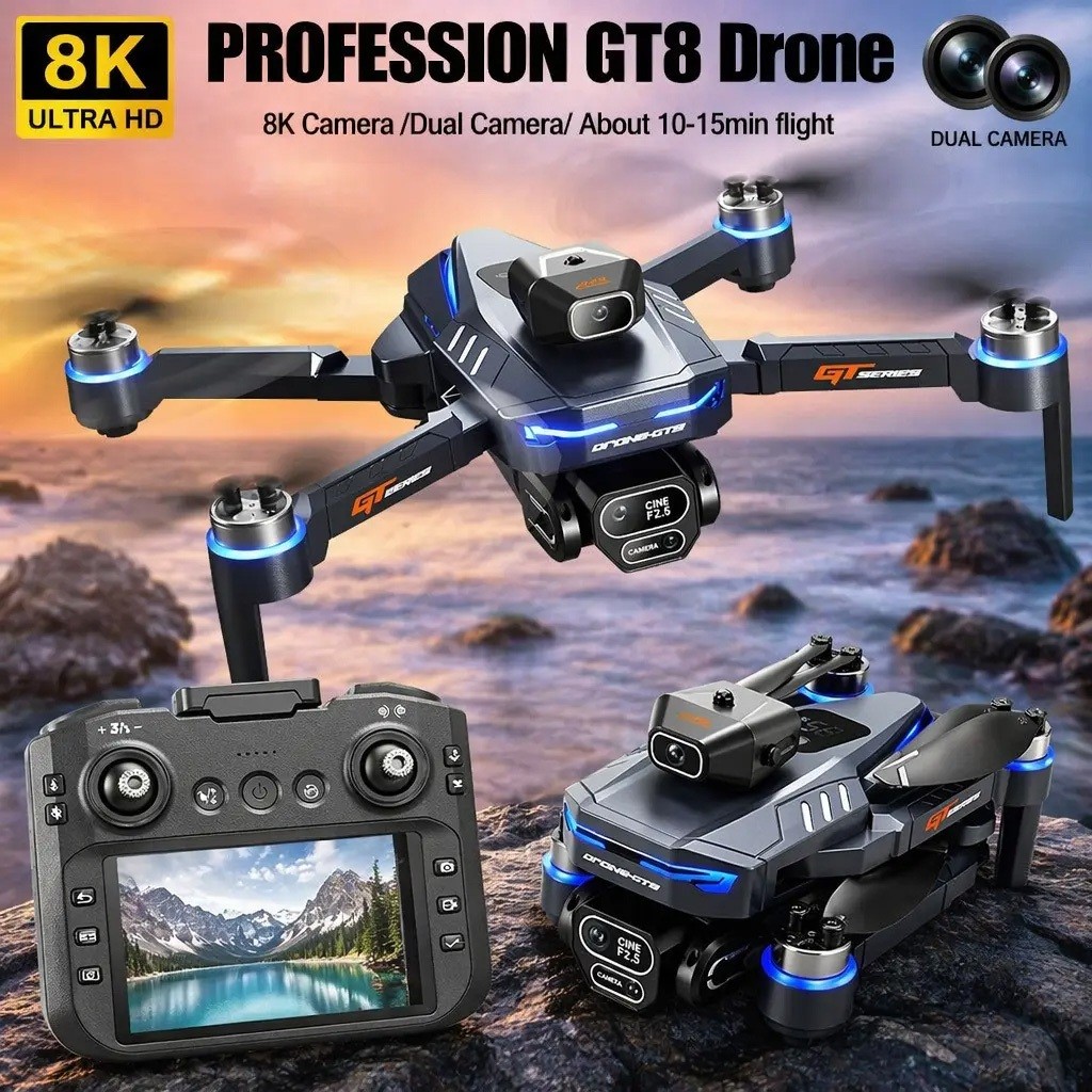 Drone Rc S156 - Drohne GT8 4K Bürstenloser Motor-Controller mit