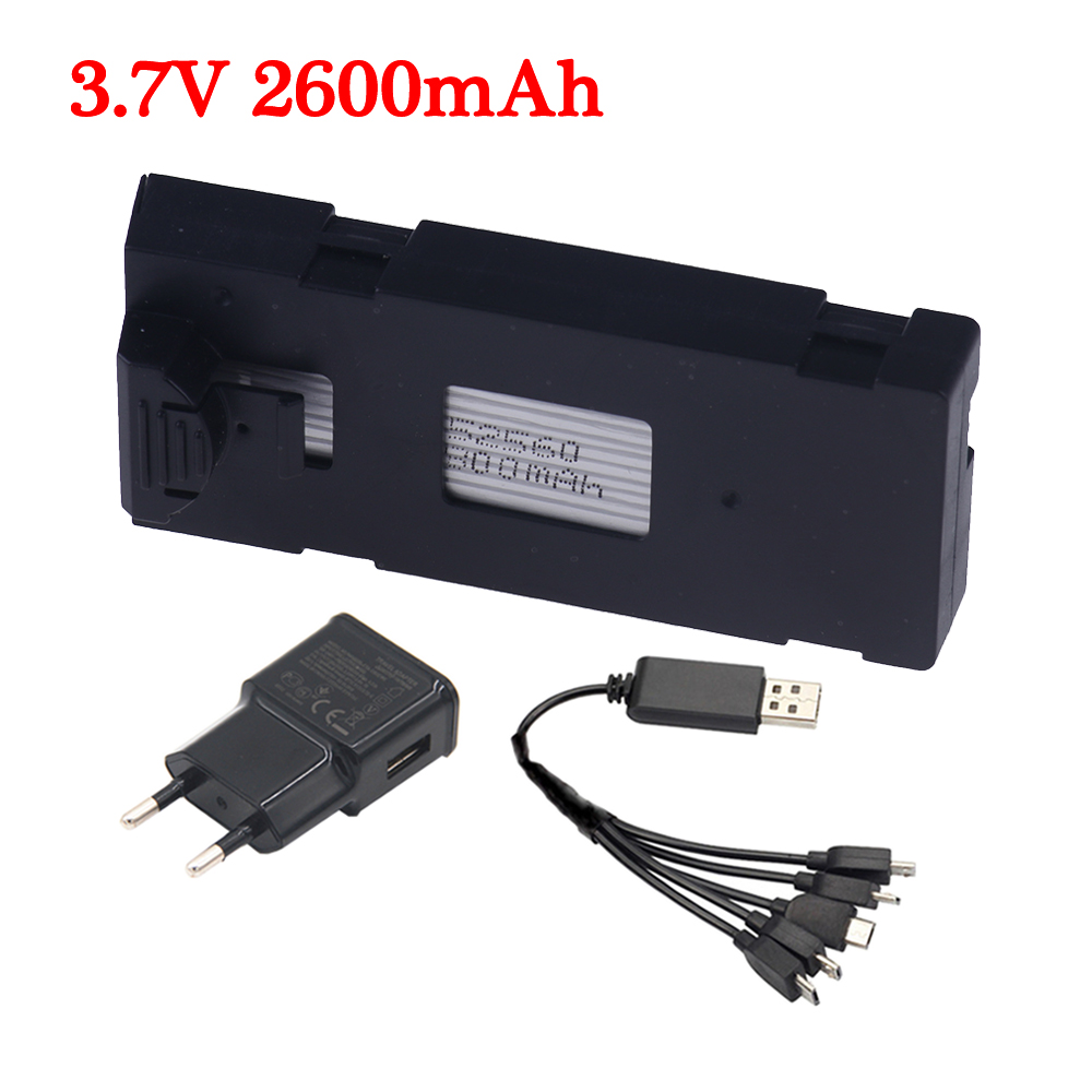 Drone Rc E99 - Upgrade Kapazität 2600 mAh 3,7 V