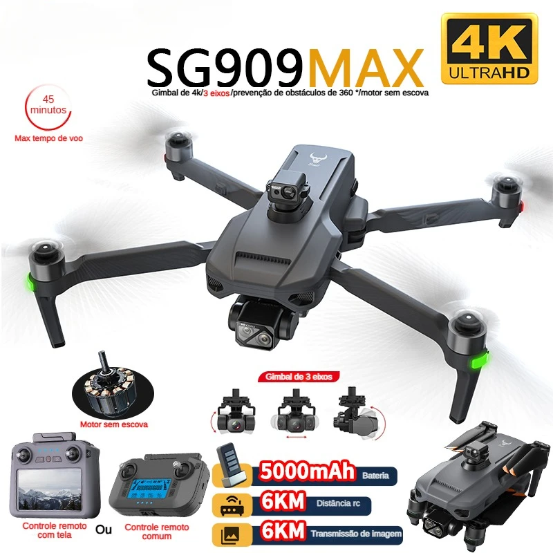 Drone Rc Plegable - ZLL SG909 SG909MAX Professionelle Drohne mit