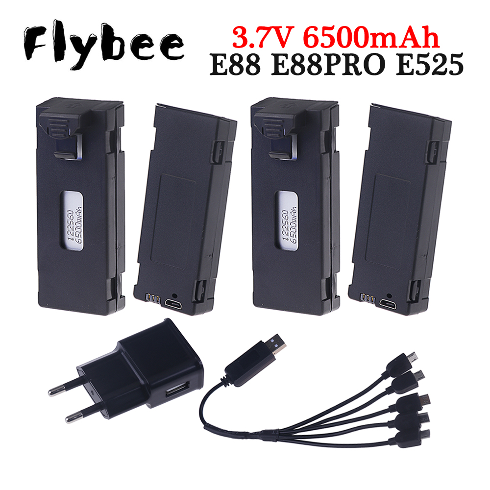 Drone Rc E99 - Wiederauf ladbare 3,7 V 6500mAh Batterie