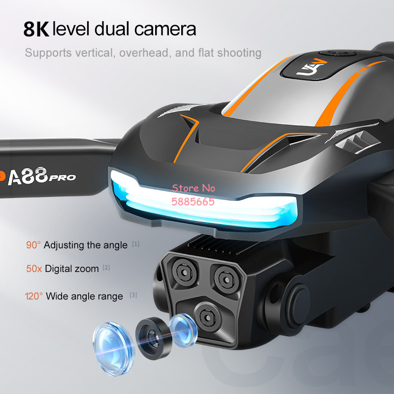 8K Luftaufnahmen Optischer Flu – Drone Rc Folding Bewertung und Preis