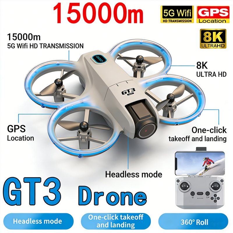 Neue GT3 MAX Drohne 8K HD Luft – Drone Pro Rc Ufo Bewertung und Preis