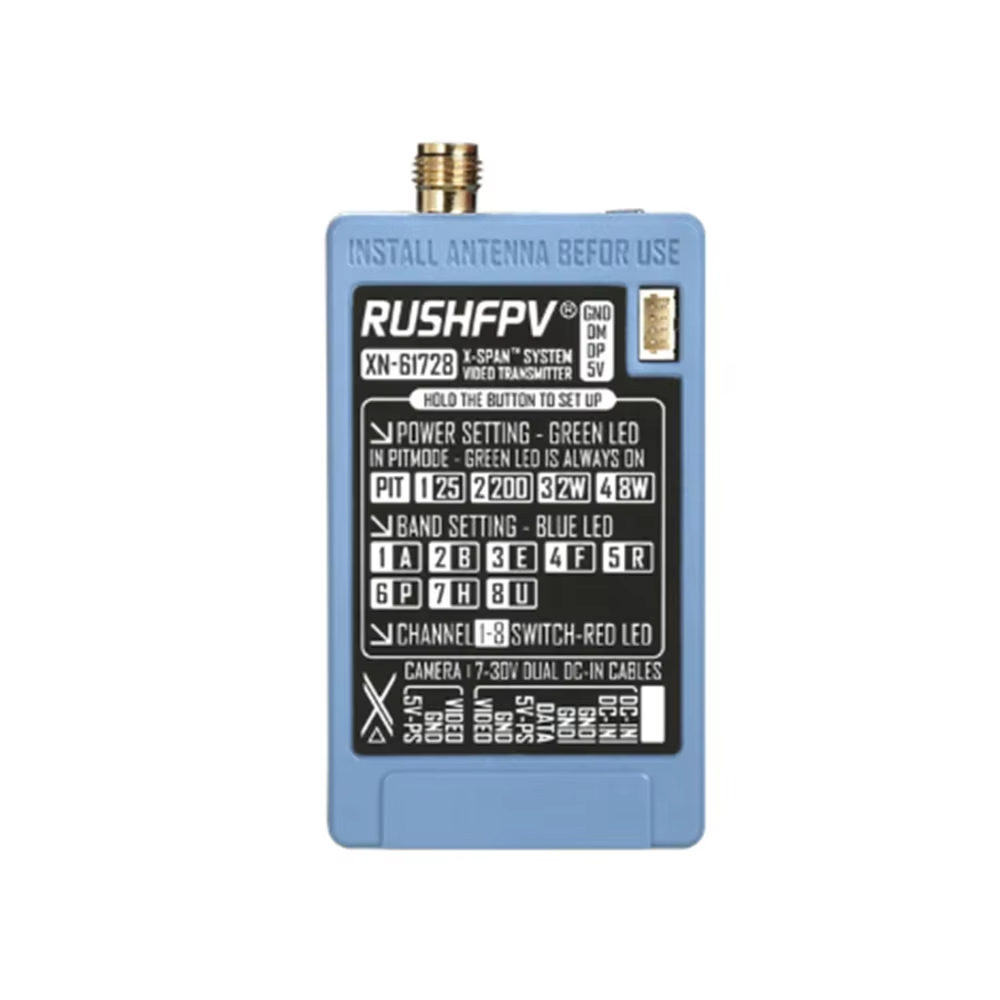 RUSHFPV 6.1‑7.2G 8W X61728 VTX – Vtx Video Transmitter Bewertung und Preis