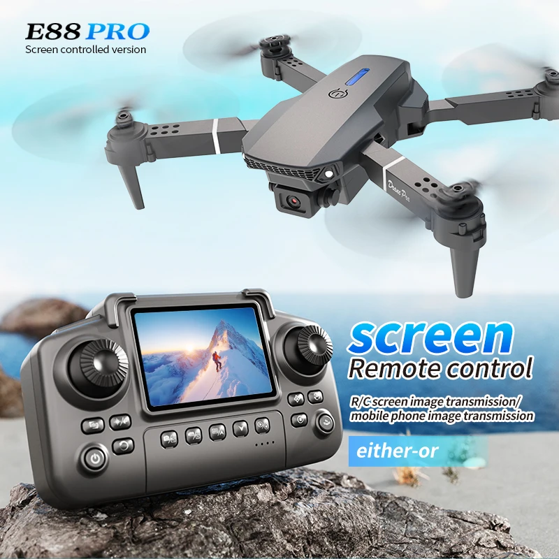 Professionelle E88 PRO Drohne  – Drone Rc Plegable Bewertung und Preis