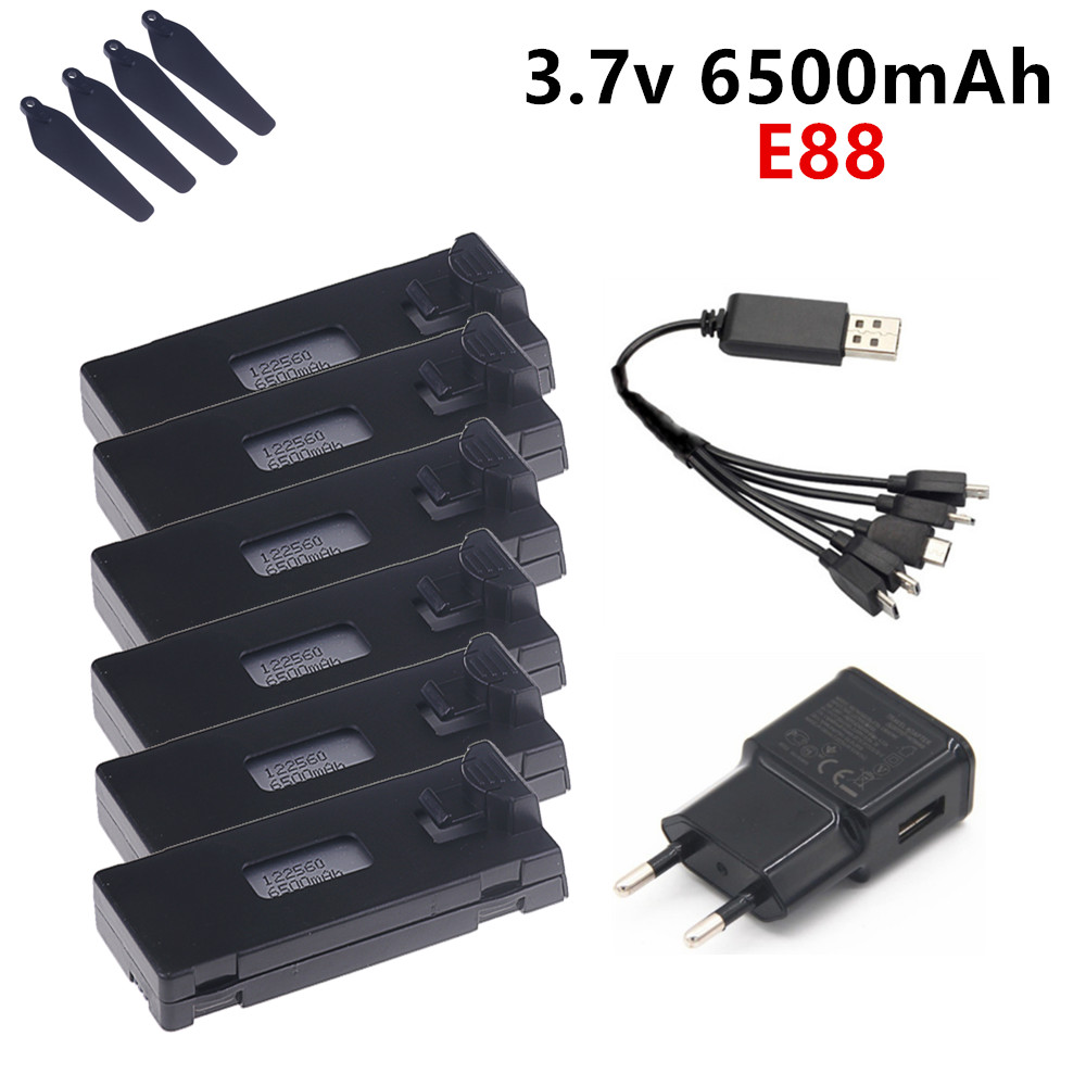 3,7 V 6500 mAh Lipo Batterie F – Drone Rc E99 Bewertung und Preis