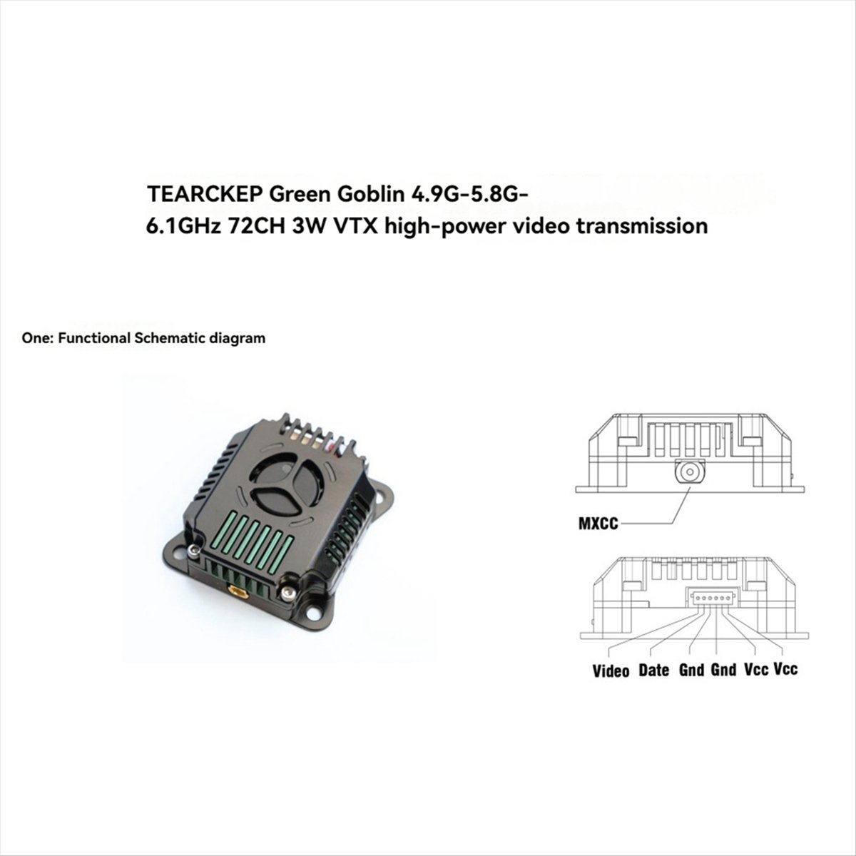 FPV-Traversiergerät 4,9 bis 6, – Vtx Video Transmitter Bewertung und Preis
