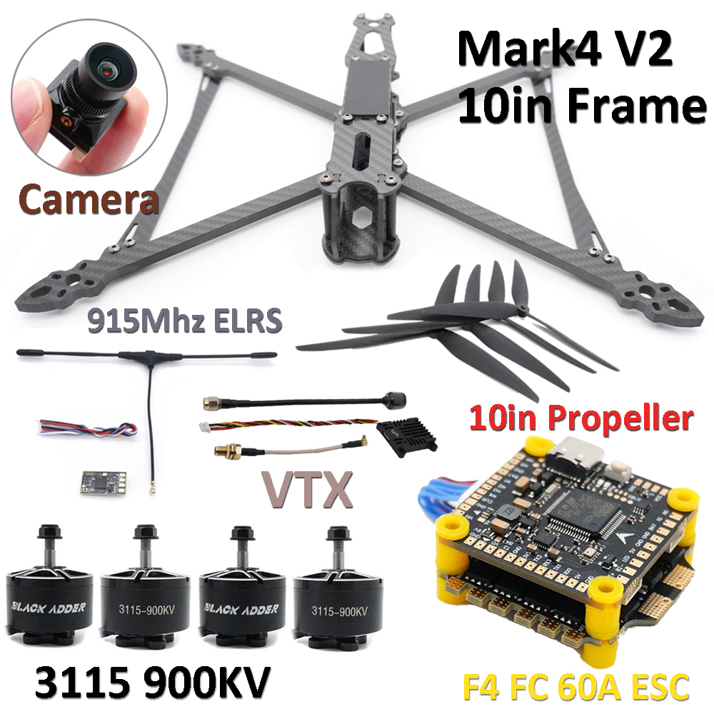Mark4 V2 10 Zoll Rahmen Combo  – Esc 4In1 Brushless Bewertung und Preis