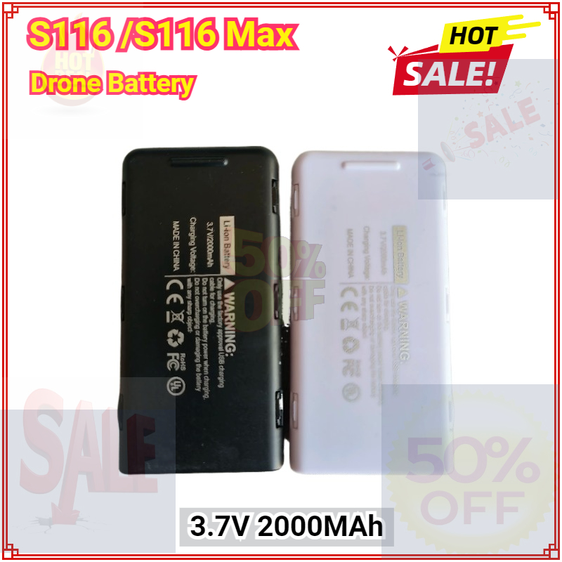 3,7V 2000mAh Akku für S116 Max – Drone Rc S116 Bewertung und Preis